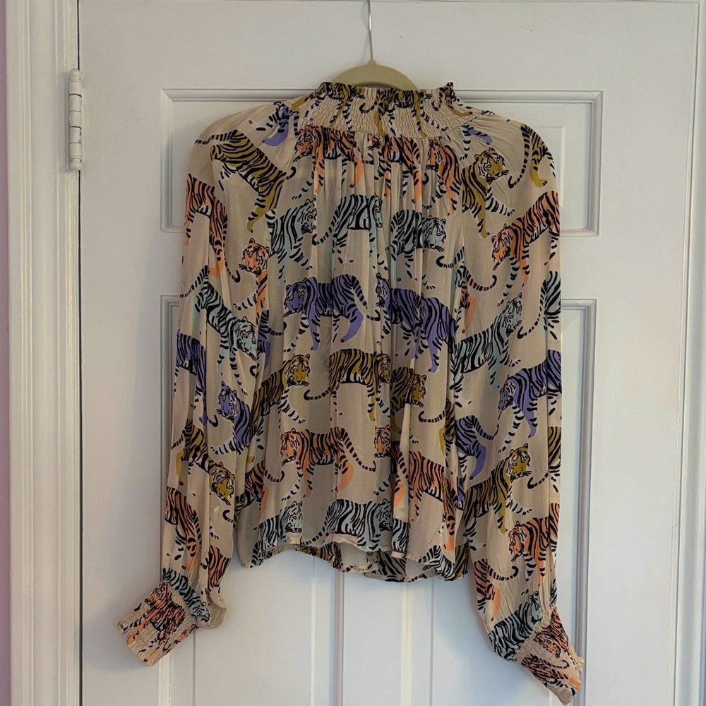 Oliphant Tiger Blouse size XXS